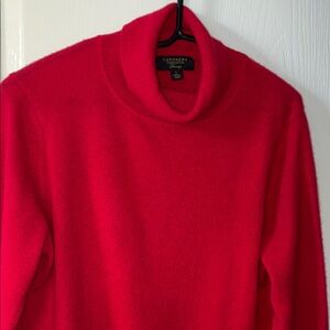 Luxurious Red Turtleneck Sweater